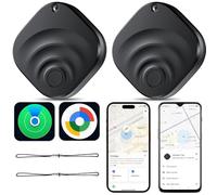 2025 New Smart Air Tracker for iOS or Android, 2 in 1 Bluetooth tracker Tag Works on Google and Apple's "Find My" app, 2 Years of Use, IP67 Waterproof Key Finder/Item Finder/Luggage Tracker[Tagigo]