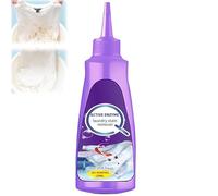 2025 New Stain Remover for Clothes - White Clothes Restorer, Sweat Stain Remover, Active Enzyme-Based Laundry Cleaner for Oil, Grease, Collar Stains & Tough Marks (1)