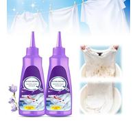 2025 New Stain Remover for Clothes, White Shirt Garment Stubborn Stain Cleaner Oil Remover, Active Enzyme Laundry Clothing Stain Remover Collar Stain Removal Spray (2)