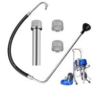 2025 New Stainless Steel Suction Hose and Reflux Line Sets,Complimentary 2 Filter,Compatible With Graco 695 795 3900 1095 1595 5900 7900 Airless Spraying Machine,Airless Paint Sprayer Accessories