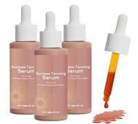 2025 New Sunless Tanning Drops, Tan-ning Dr-ops Self Tanner, Body Face Tanning Dr-ops, Drops to Naturally Boost Melanin, Enhancing Your Natural Skin Tone, Radiant Glow (3PCS)