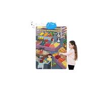 2025 New Talking Wall Chart for Kids, English Learning Poster with Sounds, Interactive Electronic Alphabet Wall Chart, Touch to Learn No Screen Required for Toddlers 1-6 (1set Fruits vegetables)