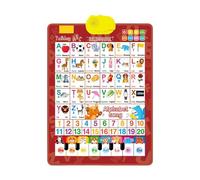 2025 New Talking Wall Chart for Kids, English & Spanish Learning Poster with Songs, ABCs, Numbers, Animal words & Piano, Educational Toys for Ages 1-6, Learn & Play, Learning Through Entertainment