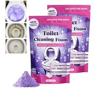 2025 New Toilet Cleaner, Toilet Limescale Remover, Touch Free Fizzy Foam Toilet Cleaner, Fast Acting Heavy Duty Drain Cleaning Foam, for Remove Dirt and Bad Odour, for Kitchen Bathroom (2)