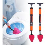 2025 New Toilet Unblocker, Sink Plunger, Toilet Plungers for Unblocking Bathtub, Shower, Floor, Drain and Pipe Clog (2pcs)