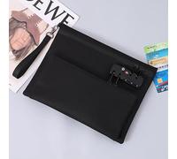 2025 new travel lock bag, cash pouch，Double Layer Anti-Theft Handbag with 3-Digit Code, Secure for Suitcases,Backpacks,Gym Bags,Cash,Id, Important Documents & More(Black)