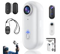 2025 New Treklon POV Camera, treklon body camera, HD 1080p/4k Pocket Action Cam,170° Wide Angle. Wearable Video Recording, for Cycling, Diving, Ski (White,1080 Standard)