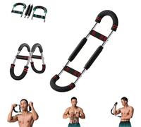 2025 New Twister Arm Trainer for Men, Portable Chest Expander Equipment, Shoulder Strength Exerciser Machine, Power Twister Bar, Forearm Strengthener for Home Gym Fitness Training