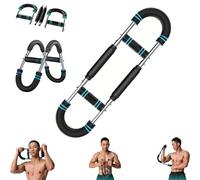 2025 New Twister Arm Trainer for Men, Portable Chest Expander Equipment, Shoulder Strength Exerciser Machine, Power Twister Bar, Forearm Strengthener for Home Gym Fitness Training