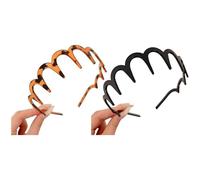 2025 New U Shape Fashion Tooth Hair Comb Headband, High Cranium Head Bands, Fashion Waving headband, Classic 90s Hair Accessories for Women Men Girls Gifts