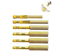 2025 New Ultimate Perfect Hole Drill Bit, Diamond Hole Saw, Diamond Core Drill Bit Set for Dry Drilling Tile with Wax Core Cooling Feature,for Grinding Porcelain Tile, Marble, Glass, Granite (MIX 6PC)