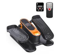 2025 New Under Desk Elliptical Machine,Portable Seated Pedal Exercise Machine for Seniors,Mini Leg Exerciser with 12 Adjustable Speeds&Remote Control,Quiet&Compact for Home Office (Orange)