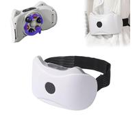 2025 New Upgrade Portable Massager for Improving Metabolism,Electric Wireless Abdominal Massager, for Fat Burning & Digestion,with 3 Modes, Belly Cellulite Massage for Flattening Belly (White)