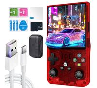 2025 New Upgrade R36MAX Retro Handheld Game Console 64G TF Card, 4.0 Inch IPS Screen Linux System with Professional Gaming Chip, 64GB Memory, 4000mAh Rechargeable Battery