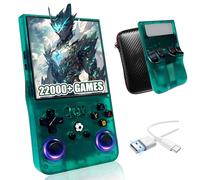 2025 New Upgrade R36MAX Retro Handheld Game Console with over 40 emulators,22000+ Classic Games,Open Source Linux System,4.0 Inch IPS Screen,Portable Hand Held game Console (Green 128G)