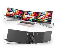 2025 Upgrade Laptop Screen Extender Portable Monitor, 14" 1080P FHD IPS Screen, Monitor Extender for Laptop, Fit for 13-17" Laptop, Plug & Play Compatiable with Windows/Mac/Chrome/Android/Switch