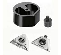 2025 New Version Tripod Adapter for Starlink Mini Pipe Adapter, Universal Fit for 1/4"-20 & 3/8"-16 Tripod and RV Ladder Clamp Mount