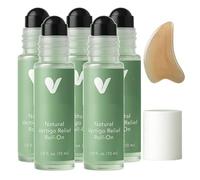 2025 New Vertisooth Anti-Dizzy Roll-On, Vertisoothe Roll-On Antimareos, Fast-Acting Essential Oils, Natural Ingredients Can Quickly Relieve Dizziness, Rebalance Your Body Naturally (5pcs)