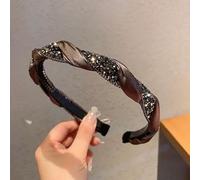 2025 New Vintage High Cranium Artificial Pearl Hairband, Yamloveme Pearl Hairband, Zig Zag Headbands, Anti-slip Decorative Hair Bands Fashion Hair Accessories for Women (H)