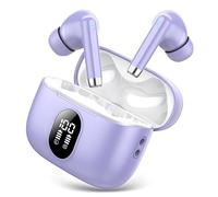 2025 New Wireless Earbuds, Bluetooth 5.4 Headphones HiFi Stereo with 4 ENC Mic, 40H Mini Ear Buds In-Ear Noise Cancelling Earbuds with LED Screen, Ultra Light USB-C Bluetooth Earphones for Android iOS