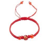 2025 New Year of Snake Red String, Adjustable 12 Dragon Tiger Snake Monkey Charm Chinese Animal Good Luck Feng Shui Red Rope Gifts for Women Men