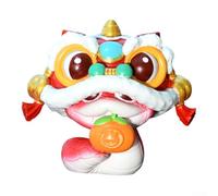 2025 New Year Resin Snake Figurine Car Ornament Bringing Symbolism of Prosperity and Success to Your Vehicle (Red)