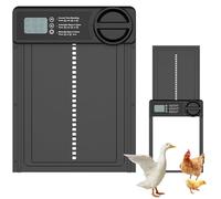 2025 Newest Automatic Chicken Coop Door, Waterproof Electric Chicken Coop, LCD Display, Timer and Manual Mode, Anti-Pinch Aluminum Alloy