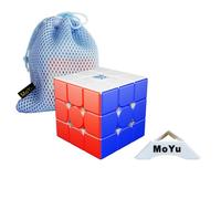2025 Newest MoYu WeiLong V11 3x3x3 Magic Puzzle Cube Turning Toy Stickerless Multicolor Competition-Level Feel 3x3 Cube (M Magic Cloth Version)