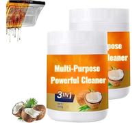 2025 Newest Multifunctional Power Cleaner for Kitchen Fronts, Stainless Steel Cleaner, All-Purpose, Stain Remover for Cookware, Removes Burnt-On Food Without Scratching, Restores Shine