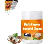 2025 Newest Multifunctional Power Cleaner for Kitchen Fronts, Stainless Steel Cleaner, All-Purpose, Stain Remover for Cookware, Removes Burnt-On Food Without Scratching, Restores Shine