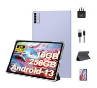 2025 Newest Tablet 11 Inch Android 13 16GB RAM+256GB ROM(TF 1TB), 2K FHD Display/2000*1200 Pixels/Octa Core 2.0GHz/8600mAh/5MP+13MP/4 Speaker/GPS/5G Wi-Fi/BT 5.0/Type-C/Tablet with Case - Grey