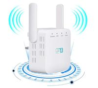 2025 Newest WiFi Extender, 1500Mbps Upgrade WiFi Booster, Dual Band WiFi Booster Range Extender WiFi Repeater Covers Up to 3650sq.ft with LAN Port (Broadband Extender) UK Plug