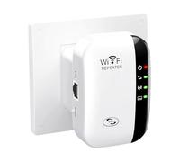 2025 Newest wifi extender booster, wifi booster, wifi repeater with Ethernet Port, Covers up to 3600 Sq.Ft and 45 Devices, Quick Setup, UK plug (White)