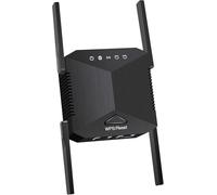 2025 Newest WiFi Extender Booster, WiFi Repeater, Covers Up to 5000 Sq.ft and 50 Devices, Internet Repeater - with Ethernet Port, 1-Click Setup, Home WiFi Booster Range Extender, Black