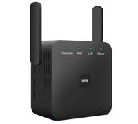 2025 Newest WiFi Extender, WiFi Booster, WiFi Repeater, Covers Up to 9800 Sq.ft and 50 Devices, Internet Booster - with Ethernet Port, Quick Setup, Home Wireless Signal Booster（Black）