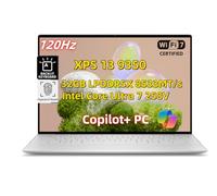 2025 NewestDell XPS 13 9350 Business Laptop AI Copilot+ PC (13.4" FHD+ 120Hz, Intel Core Ultra 7 AI NPU, 32GB LPDDR5X 8533MT/s, 2TB SSD), Backlit KB, FP, Light Weight + Ultra Thin, Wi-Fi7, Win 11 Pro