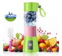 2025 Newly Upgraded Portable Smoothie Blender - Cordless Personal Blender Type-C Rechargeable, 13Oz Traveling Juice Cup BAP Free, 20,000Rpm Speed Powerful Blending, Freshly Squeezed in Sports/Office