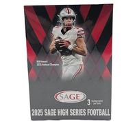 2025 NFL Sage HIGH Series Football Trading Card Blaster Box (3 Autographs Per Trading Card Box)