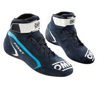 2025 OMP First Race Boots Suede Leather Mid-Cut Fireproof FIA 8856-2018 Racing
