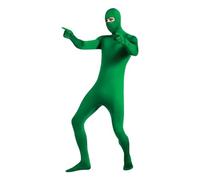 2025 Orange Jumpsuit Costume Adult Yellow Mustache and Eyebrows Jumpsuit Full Body Open Face Bodysuit Cosplay for Men Halloween Costumes Costume Orange Suit Morph Suit Bodysuit