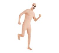 2025 Orange Jumpsuit Costume Adult Yellow Mustache and Eyebrows Jumpsuit Full Body Open Face Bodysuit Cosplay for Men Halloween Costumes the Costume Orange Body Suit Bodysuit