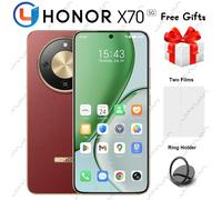 2025 Original HONOR X70 5G Mobile Phone 6.79" AMOLED Display Snapdragon 6 Gen 4 Battery 8300mAh Google Play Smartphone Black