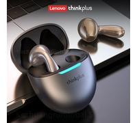 2025 Original Lenovo LP48 TWS Earphone Wireless Bluetooth 5.4 Headset Half In Ear Noise Reduction Free EarBuds For Huawei iPhone White