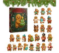 2025 Ornament Christmas Advent - 2D Acrylic Seasonal Decoration,24 Days Hangable Pendant Countdown Calendar | for Home Decorators Festival Planners Front Door Office Living Room Wall Mantel