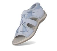 2025 Orthopedic Sandals for Women with Wedge Heel Comfortable Sandals for Women with Open Toe Arch Support Low Top Round Toe Costume Shoes, blue, 7 UK