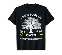 2025 Owen Family Reunion Gathering Family Tree Matching T-Shirt
