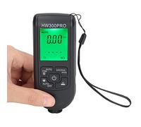 2025 Paint Thickness Gauge, Digital Coating Paint Depth Gauge with Portable Rope, Paint Thickness Meter Automatic Shutdown Function Paint Coating Meter for Outdoor (Black)