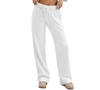 2025 Palazzo Pants Women High Waist Casual Straight Solid Color Loose Classic Chic And Elegant Everyday Going Up Pants For Autumn And Winter