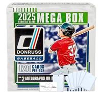 2025 Panini Donruss Baseball Mega Box with 120 Trading Cards + 6 Toploaders + Magnetic Holder + StreetCards Magnet!