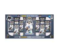 2025 Panini Mosaic Football Flagship Collection Trading Card Box (1 Stained Glass Oversized Card Per Box)